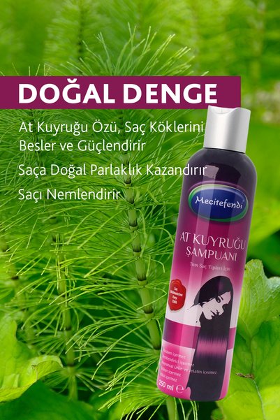 Mecitefendi At Kuyruğu Şampuanı 250 ml Hızlı Saç Uzatan