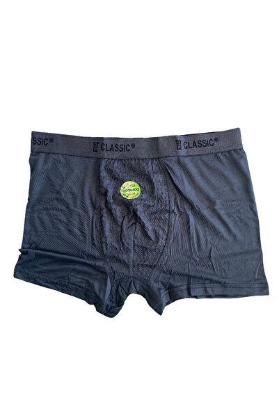 top classic underwear Bambu Nefes Alan Boxer Gri 3'lü