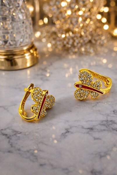 Sevil Gümüş 925 Ayar Gümüş Kelebek Çocuk Küpe