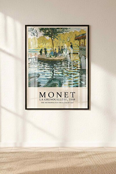 Buka Shops Matisse, Van Gogh, Monet 3'lü Tablo Seti Çerçeveli Renk Seçenekli