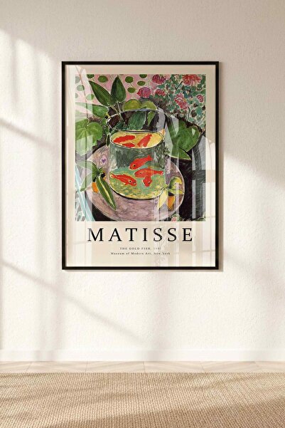 Buka Shops Matisse, Van Gogh, Monet 3'lü Tablo Seti Çerçeveli Renk Seçenekli