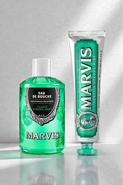 Marvis Classıc Strong Diş Macunu 85 ml Gargara 120 ml
