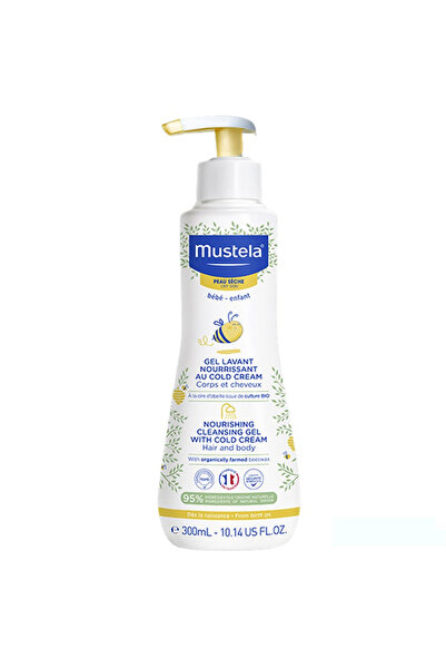 Mustela Θρεπτικό Βρεφικό Σαμπουάν με Κρύα Κρέμα και Βιολογικό Κερί Μέλισσας 3...