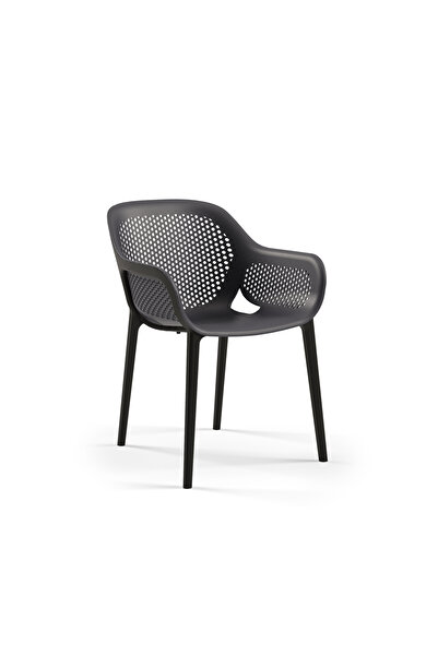 Tilia ATRA-K Antrasit Siyah Koltuk, Bahçe, Mutfak, Otel, Restoran