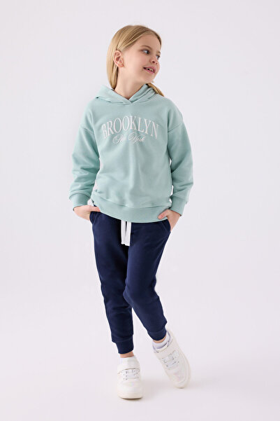 Rolypoly Girl's Green Tracksuit Set