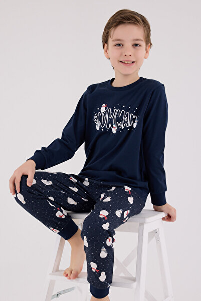 Rolypoly Set de pijamale bleumarin pentru băieți