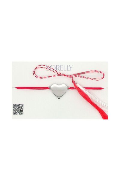Bijuteria SORELLY Brățară cu șir de inimioare Mărțișor
