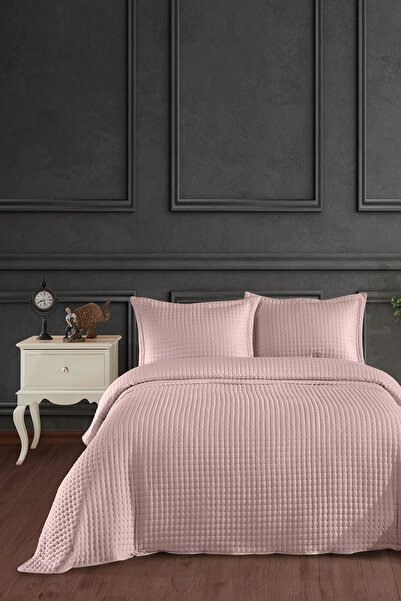 Elart Set cuvertură de pat dublă Alinda (240x260 cm) pudră