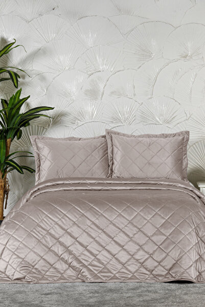 Elart Алис двойно кадифено покривало (240x260 cm) камък