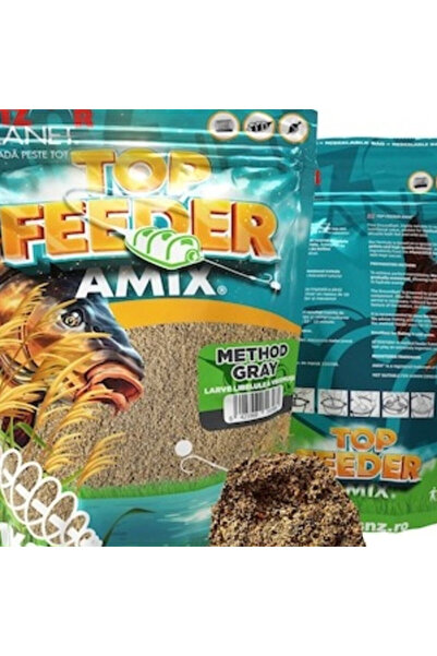 Senzor Planet Nadă pentru crap TOP FEEDER AMIX, Method Grey, 1 kg