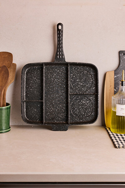 Perotti Progranito Cast Iron Camping Pan 5 Sections 38X30 cm