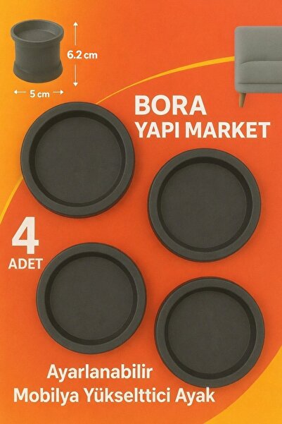 GenelTedarik Înălțător reglabil pentru picioare de mobilier 4,2-6,2 cm pentru...