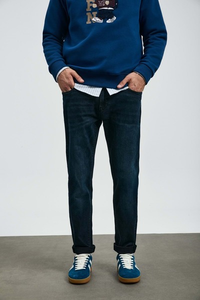 Lufian 112200235 Andrea Spor Jean Erkek Pantolon Slim Fit Erkek Kot Pantolon KOT