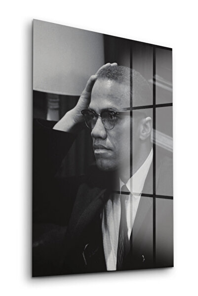 Decovetro Tablo din sticlă Malcom X