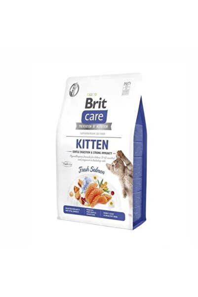Brit Care Gentle Digestion & Strong Immunity Somonlu Tahılsız Yavru Kedi Mama...