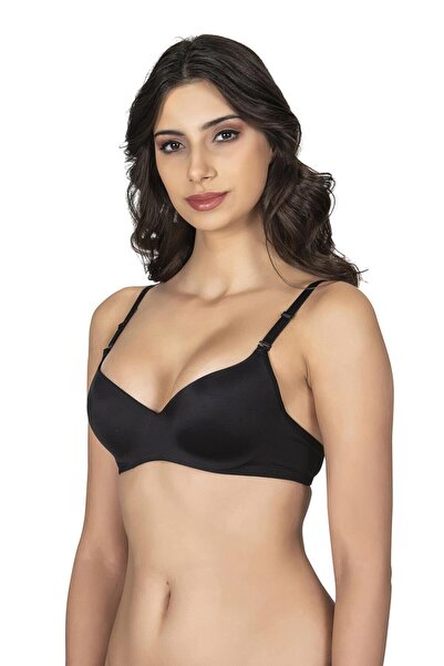 Belvü حمالة صدر نسائية خياطة مخفية بوش كاب باللون الأسود 1108-s