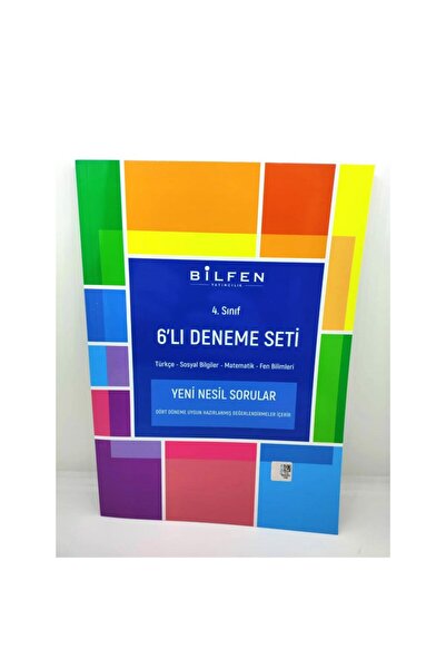 Bilfen Yayıncılık Bilfen 4. Sınıf 6'lı Deneme Seti 2024