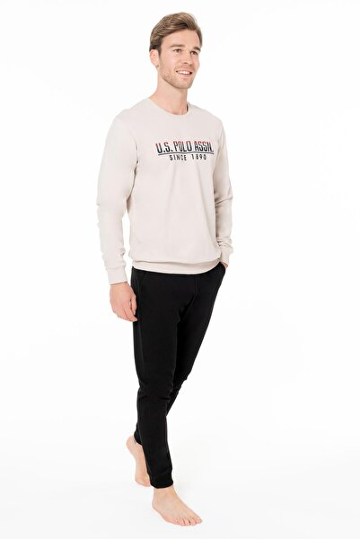 U.S. Polo Assn. Set de îmbrăcăminte de iarnă pentru bărbați, cu 2 fire, cu pi...