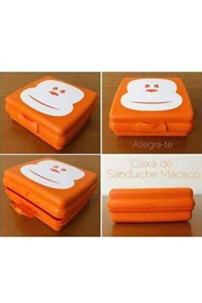 Tupperware محفظة التغذية مع القرد