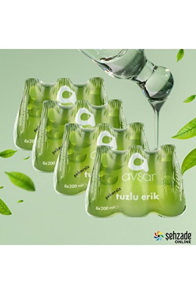 Avşar Tuzlu Erik Aromalı Maden Suyu 24 x 200 ml