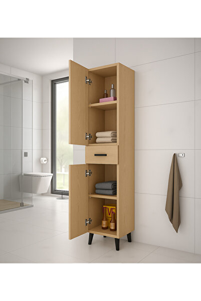 Alesta Life 2 Kapaklı Çekmeceli Mutfak Dolabı | Banyo Dolabı | Kiler Dolabı |...