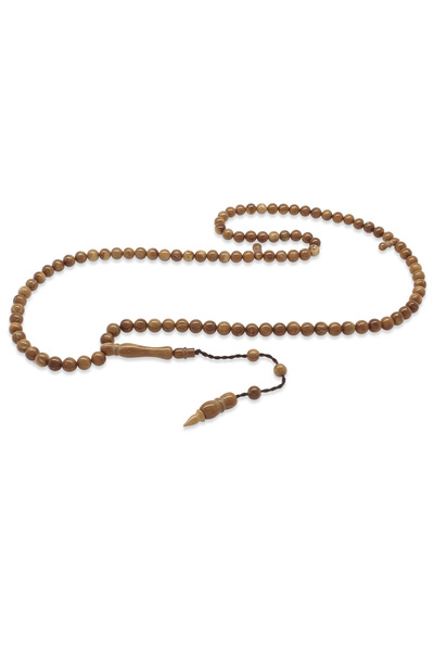 Tesbihane Sistemli Küre Kesim Açık Renk 99luk Kuka Tesbih