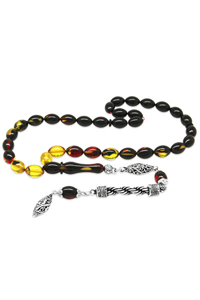 Tesbihane Ανθεκτικό στην αμαύρωση Μεταλλικό Σχοινί με Φούντες, Κομμένο σε Σχή...