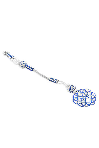 Tesbihane Синьо-бяла медна казаз пискюл