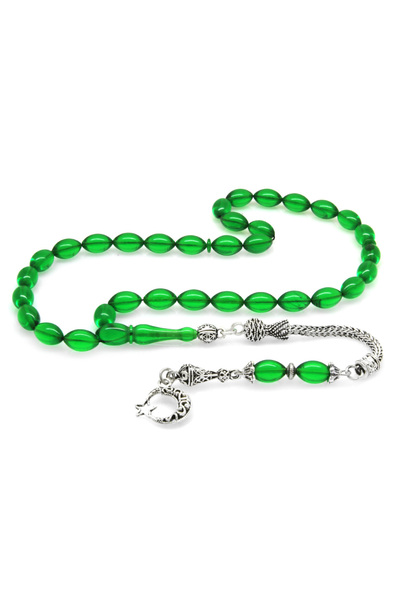 Tesbihane Айылдыз Карармаз Метална пискюл Ечемична нарязана Смарагдово зелена...