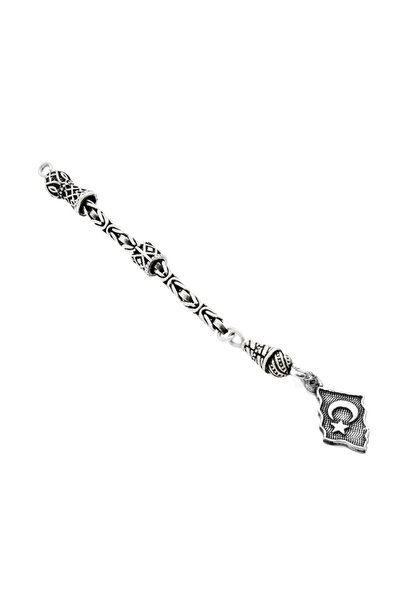 Tesbihane Прапорний візерунок Королівський ланцюжок 925 проба срібла Пензель ...