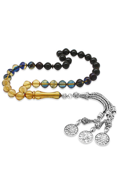 Tesbihane Нетемніючий метал Меджидіє Пюскюллі Стамбул Розріз Фільтр Синьо-біл...