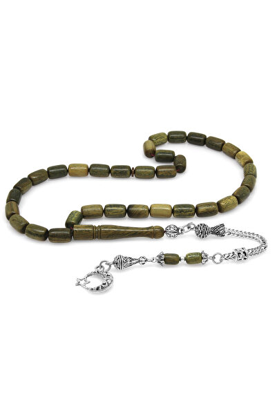 Tesbihane Kararmaz Metal Püsküllü Kapsül Kesim Pelesenk Tesbih