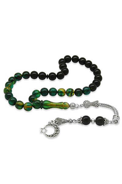 Tesbihane Кехлибарени броеници - Метална пискюл - Специална подаръчна кутия -...