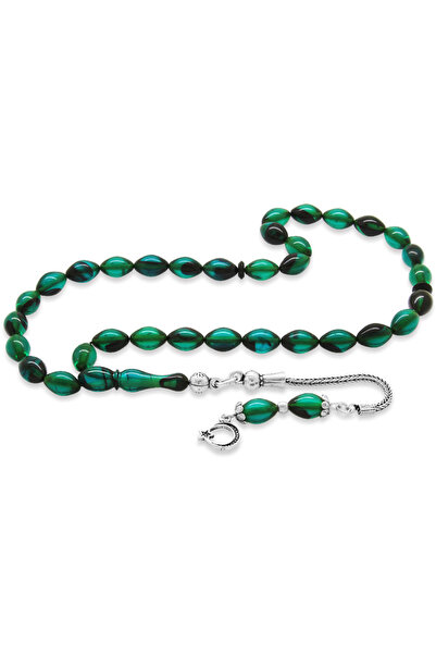 Tesbihane 925 проба срібла з бахромою, обрізка ячменю, довжина зап'ястя, бірю...