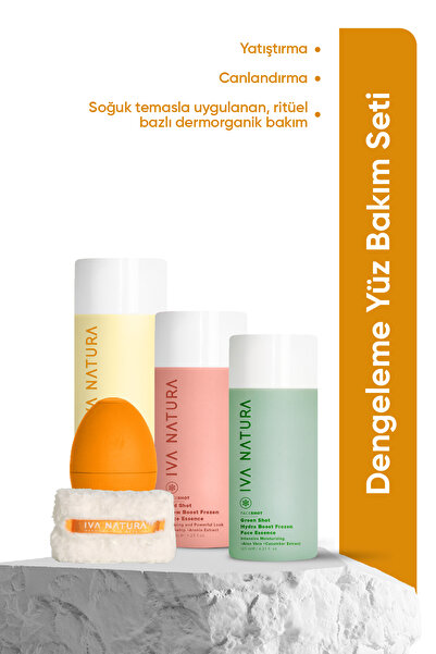 Iva Natura Face Shot- Frozen Face Essence 5'li Set (GREEN RED ORANGE BİLEKLİK...