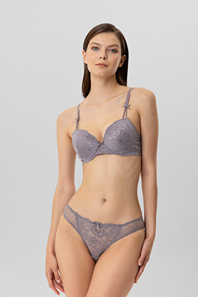 Pierre Cardin Women's 4030 Madrid Underwire Supportless Lace Bra Suit