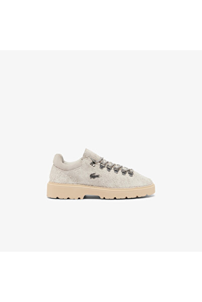Lacoste Baseshot Winter Kadın Krem Sneaker