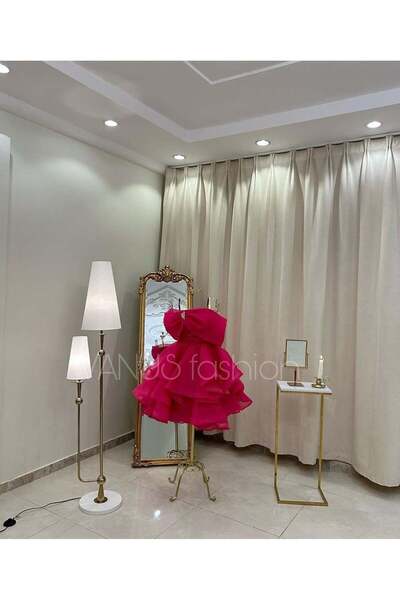 vanus fashion فستان سهرة قصير ( 7 الوان ) 4033
