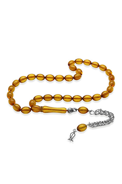 Tesbihane Non-Tarnish Metal 2-Piece Whip Tassel Barley Cut Wrist Length Sunse...