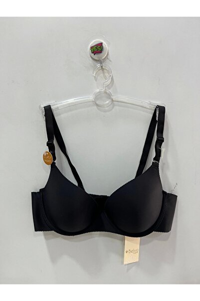 Belvü Belvü C Cup Dolgusuz Lazer Kesim Siyah Sütyen - 1187