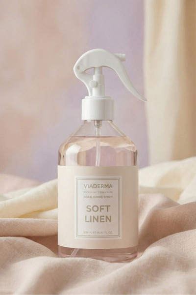 Viaderma Soft Linen Oda Kokusu Spreyi 500 ML (0,5 L)– Ferahlatıcı Etki, Kötü ...