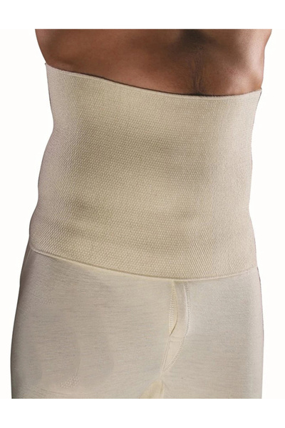 Hasyün Unisex Κρεμ μάλλινος κορσές μέσης