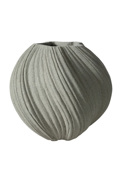 Mudo Home SPIRAL VAZO BEJ 34X32CM