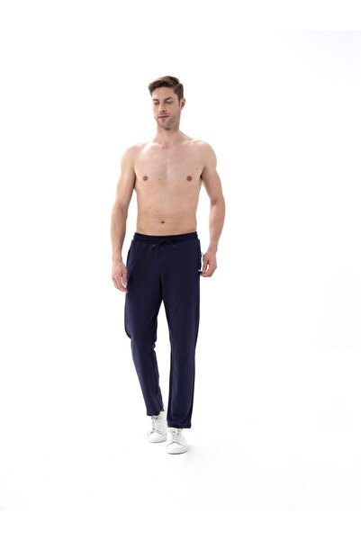 Jiber Men's Navy Blue Two Thread Sweatpants 2058