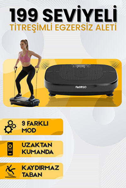 FASTGO Titreşimli Egzersiz Aleti Tüm Vücut Egzersizi Kilo Kaybı için Egzersiz...