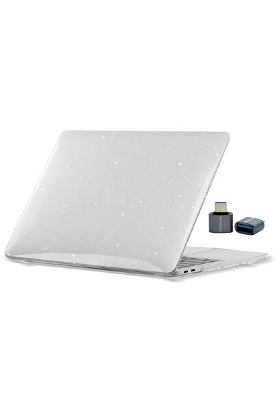 Mcstorey MacBook Air Case 13.6 Inch M2 M3 M4 Glitter Crystal Shiny Hardcase A...