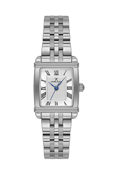 Daniel Klein ساعة نسائية فاخرة من الفولاذ المقاوم للصدأ باللون الفضي DK.1.141...