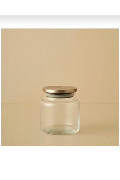 ÖZ HOME Vacuum Metal Lid Storage/Organization Jar 635 ml