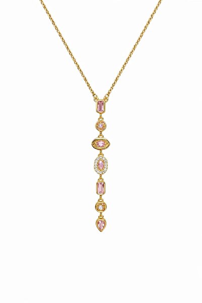 Mimoza Accessories قلادة Y مكونة من 7 عناصر، متعددة الألوان