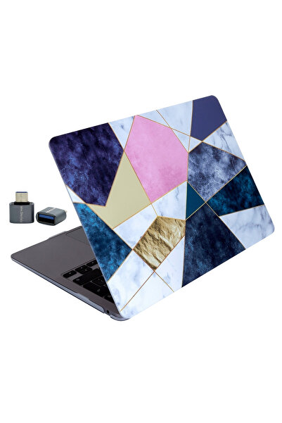 Mcstorey Macbook Air Kılıf 13.6inç M4 M3 M2 Çip Marble14nl (13.6" AİR) A2681 ...